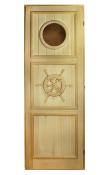 Дверь деревянная Штурвал